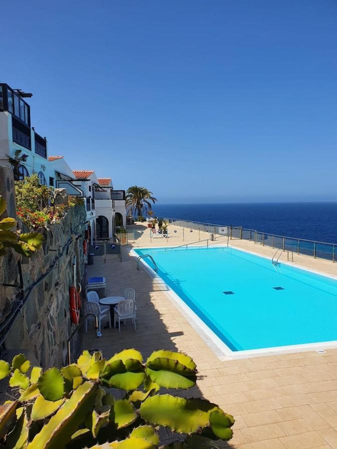 Very Romantic Seaview Apartment Patalavaca Mogan With Warm Pool Екстериор снимка