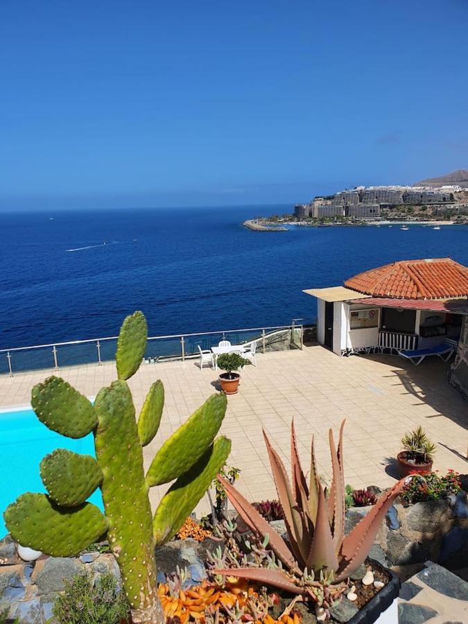 Very Romantic Seaview Apartment Patalavaca Mogan With Warm Pool Екстериор снимка
