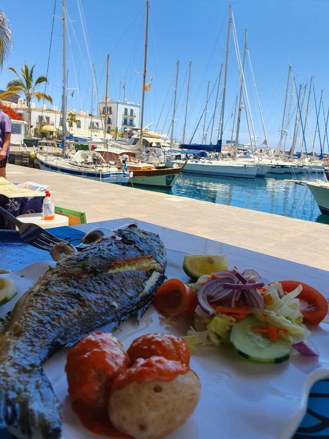 Very Romantic Seaview Apartment Patalavaca Mogan With Warm Pool Екстериор снимка